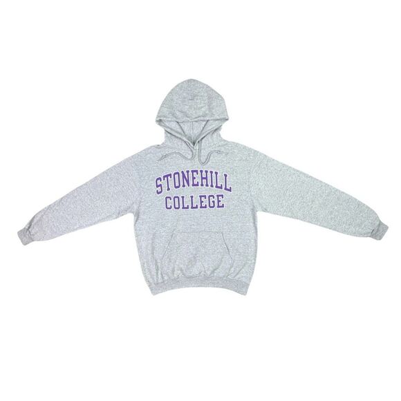 Vintage Champion Stonehill College Drawstring Hoodie - Size Medium - Picture 3 of 6